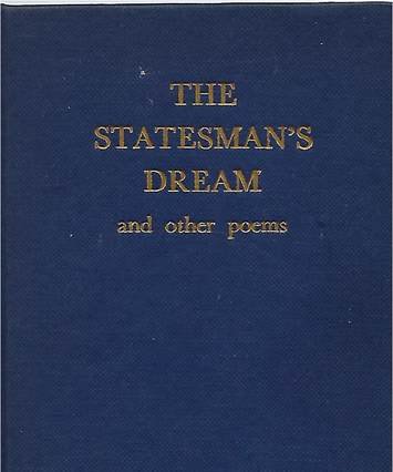"The Statesman's Dream and other poems", book cover