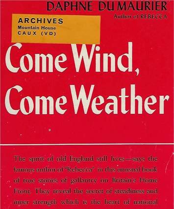 Come Wind, Come Weather, book cover