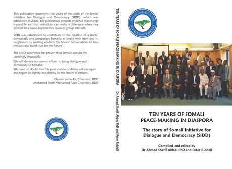 Ten years of Somali peacemaking, book cover