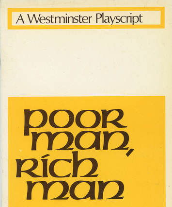'Poor Man, Rich Man' book cover in English