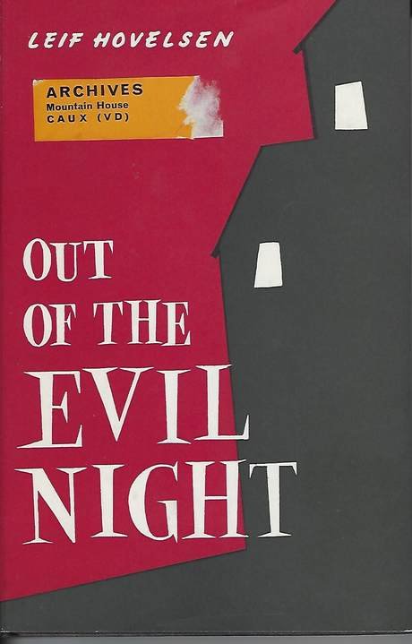 Out of the evil night, book cover