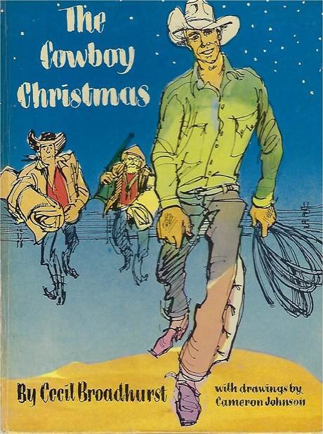 "The Cowboy Christmas" by Cecil Broadhurst, book cover