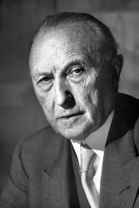 Konrad Adenauer portrait photo