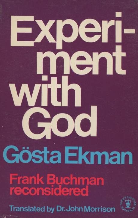 Experiment with God, book cover