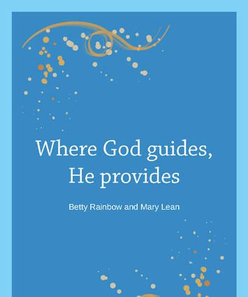 'WhereGodGuides' booklet cover in English