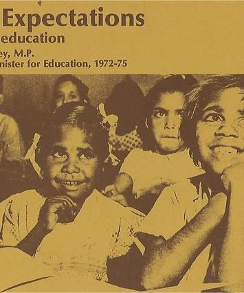 Sane Expectations - a spirit in education, booklet cover