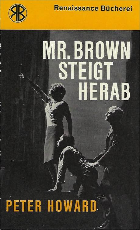 "Mr. Brown steigt herab" von Peter Howard, script cover