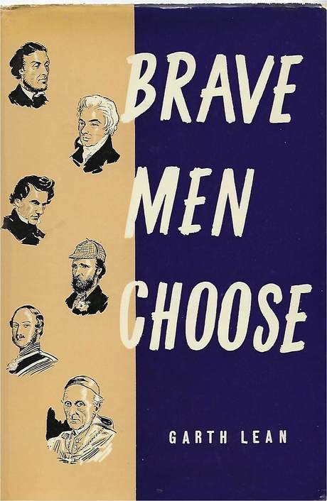 "Brave men choose", book cover, Garth Lean