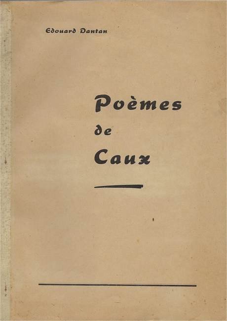 Poèmes de Caux, couverture