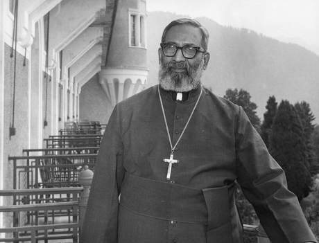 Dominic Athaide (Archbishop Of Agra) India, B&W portrait photo