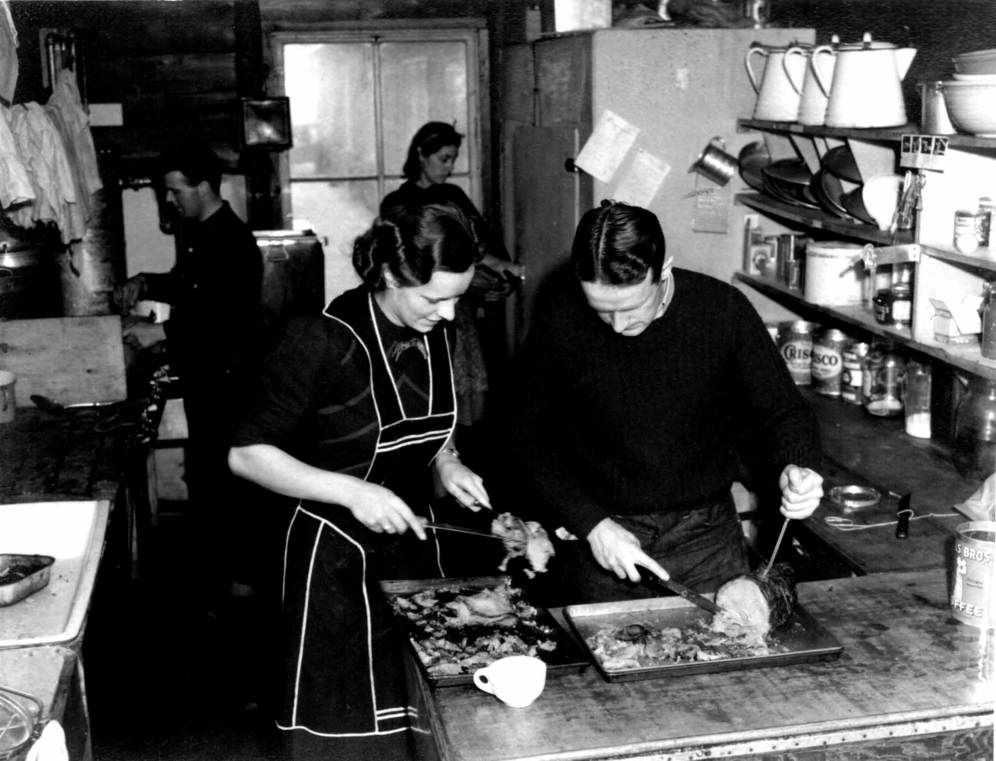 In the kitchen at 'The Chalet', Lake Tahoe