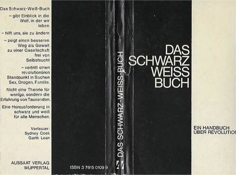"Das Schwarz Weiss Buch" cover, German edition BWB