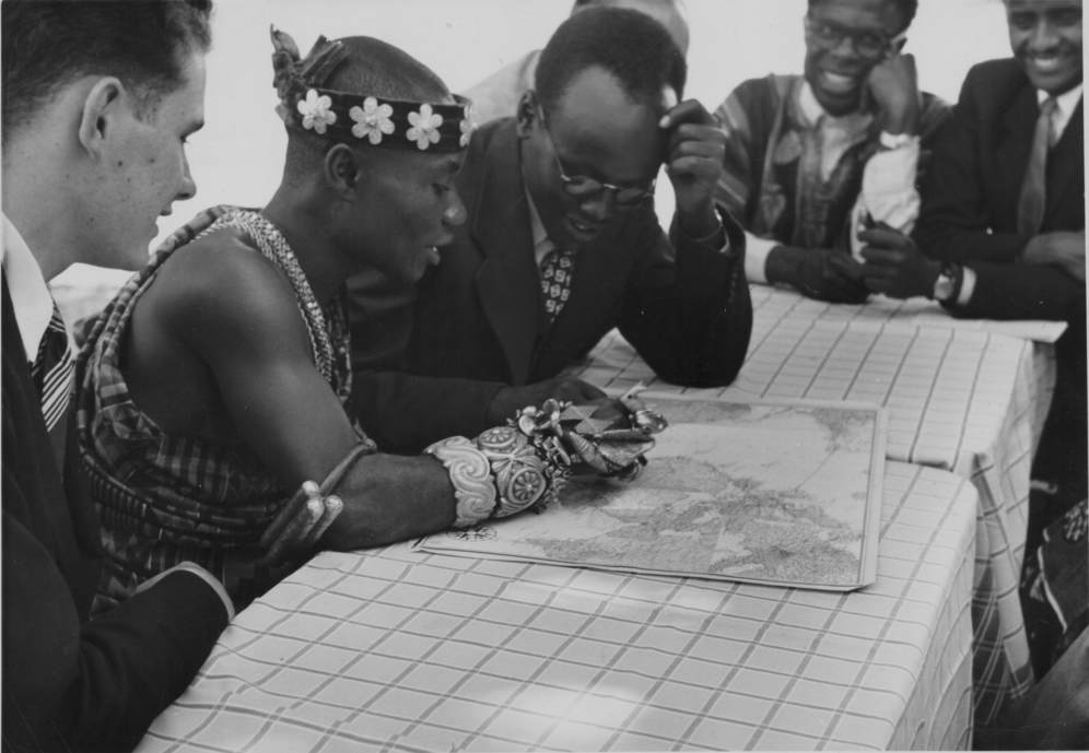John Hopcraft, Kenya and Chief Nana Kwasi Afrani III of Gold Coast, now known as Ghana