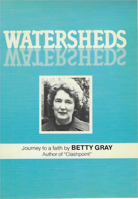 Watersheds: journey to a faith, booklet by Betty Gray