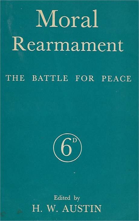 "The battle for peace", booklet cover, 1938, Bunny Austin