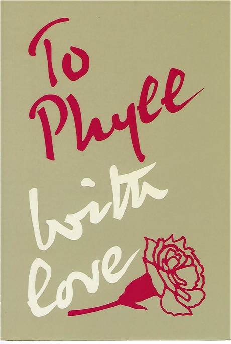 'To Phyll with love' by Bunny Austin, book cover