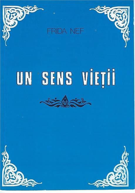 Frida Nef, autobiography, Romanian cover