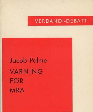 'Varning för MRA' book cover in Swedish