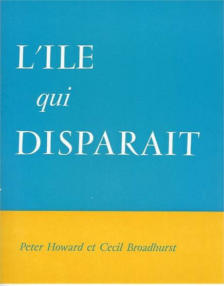 "L'Ile qui disparaît", couverture du script