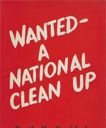 Wanted - a national clean up, booklet cover