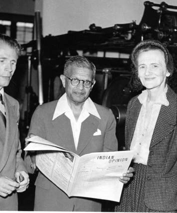 Paul Kurowski,Manilal Gandhi,Lady Helen Hardinge
