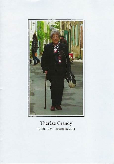 Thérèse Grandy, booklet cover