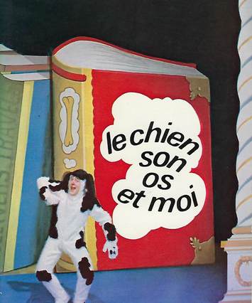 Le chien son os et moi, couverture de brochure