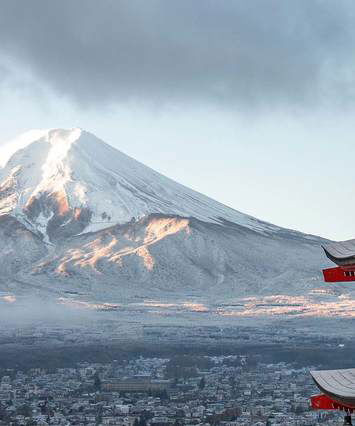 Collection Japan cover photo; view of mount Fuji