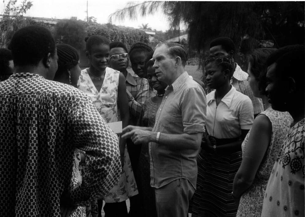 Paul and Annejet Campbell in Nigeria