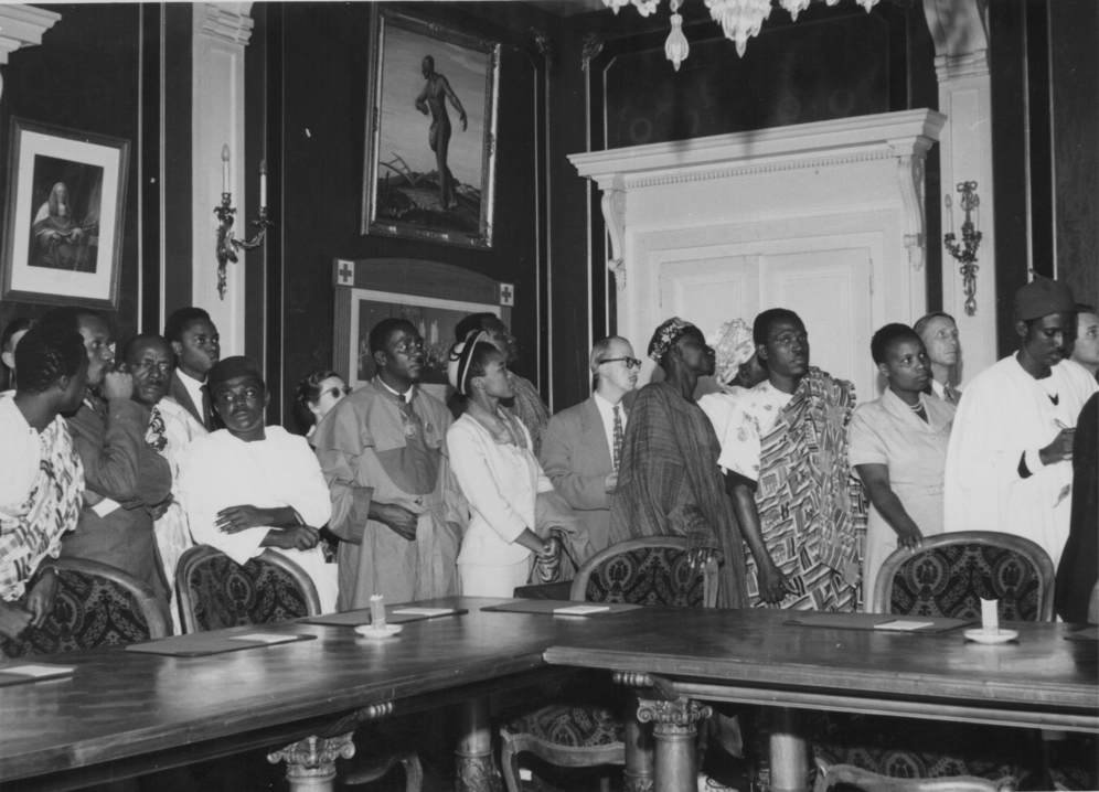West African delegation. Event and persons unknown