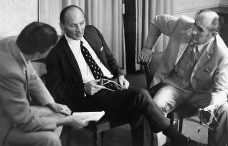Neville Cooper, Richard Schock, B&W portrait photo