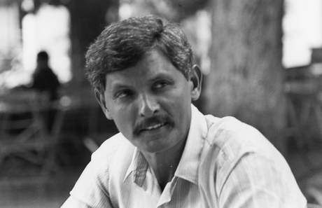 Babu Lal, B&W portrait photo