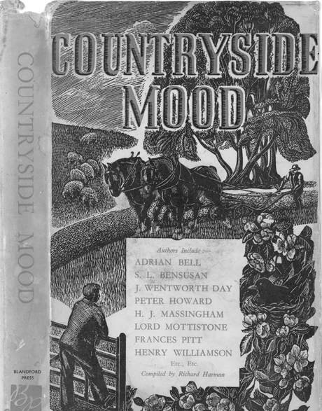 Bookcover with the title Countryside Mood, and two horses